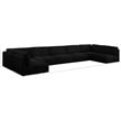 Meridian Furniture Ease Black Fabric Modular Sectional