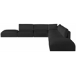 Meridian Furniture Ease Black Fabric Modular Sectional