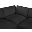 Meridian Furniture Ease Black Fabric Modular Sectional