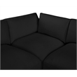 Meridian Furniture Ease Black Fabric Modular Sectional