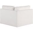 Meridian Furniture Ease Cream Fabric Corner
