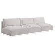 Meridian Furniture Ease Cream Fabric Modular Sofa