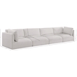 Meridian Furniture Ease Cream Fabric Modular Sofa