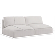 Meridian Furniture Ease Cream Fabric Modular Sofa