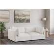 Meridian Furniture Ease Cream Fabric Modular Sofa