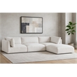 Meridian Furniture Ease Cream Fabric Modular Sectional