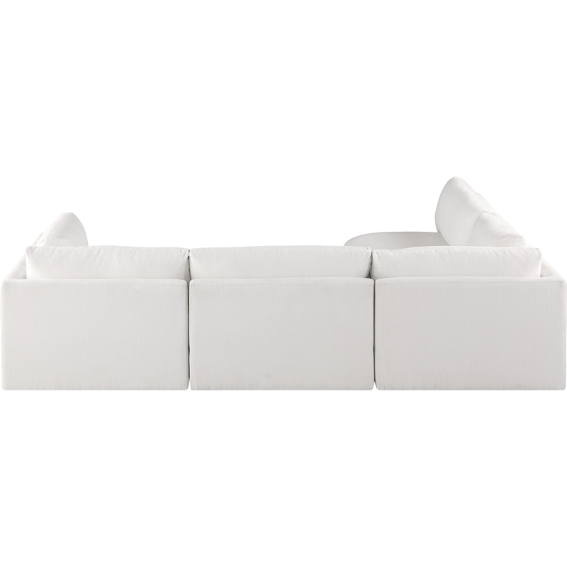 Meridian Furniture Ease Cream Fabric Modular Sectional