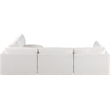 Meridian Furniture Ease Cream Fabric Modular Sectional