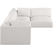 Meridian Furniture Ease Cream Fabric Modular Sectional