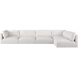 Meridian Furniture Ease Cream Fabric Modular Sectional