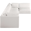 Meridian Furniture Ease Cream Fabric Modular Sectional
