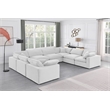 Meridian Furniture Comfy Cream Velvet 8-Pc. Modular Sectional