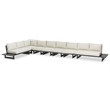 Meridian Furniture Maldives Cream Water Resisting Outdoor Modular Sectional