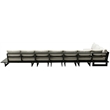 Meridian Furniture Maldives Cream Water Resisting Outdoor Modular Sectional