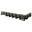 Meridian Furniture Maldives Cream Water Resisting Outdoor Modular Sectional
