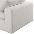 Meridian Furniture Comfy Cream Linen Textured Fabric 4-Pc. Modular Sectional