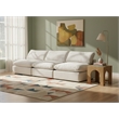 Meridian Furniture Comfy Cream Velvet 3-Pc. Modular Sofa
