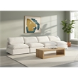 Meridian Furniture Comfy Cream Velvet 4-Pc. Modular Sofa