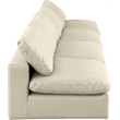 Meridian Furniture Comfy Cream Vegan Leather 4-Pc. Modular Sofa