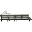 Meridian Furniture Maldives Cream Water Resisting Outdoor Modular Sectional