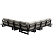 Meridian Furniture Maldives Cream Water Resisting Outdoor Modular Sectional