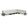 Meridian Furniture Maldives Cream Water Resisting Outdoor Modular Sectional