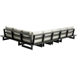 Meridian Furniture Maldives Cream Water Resisting Outdoor Modular Sectional