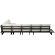Meridian Furniture Maldives Cream Water Resisting Outdoor Modular Sectional