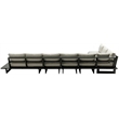 Meridian Furniture Maldives Cream Water Resisting Outdoor Modular Sectional