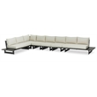 Meridian Furniture Maldives Cream Water Resisting Outdoor Modular Sectional