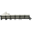 Meridian Furniture Maldives Cream Water Resisting Outdoor Modular Sectional