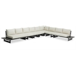 Meridian Furniture Maldives Cream Water Resisting Outdoor Modular Sectional