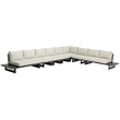 Meridian Furniture Maldives Cream Water Resisting Outdoor Modular Sectional