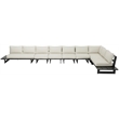 Meridian Furniture Maldives Cream Water Resisting Outdoor Modular Sectional