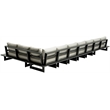 Meridian Furniture Maldives Cream Water Resisting Outdoor Modular Sectional