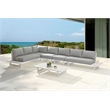 Meridian Furniture Maldives Grey Water Resisting Outdoor Modular Sectional