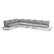 Meridian Furniture Maldives Grey Water Resisting Outdoor Modular Sectional