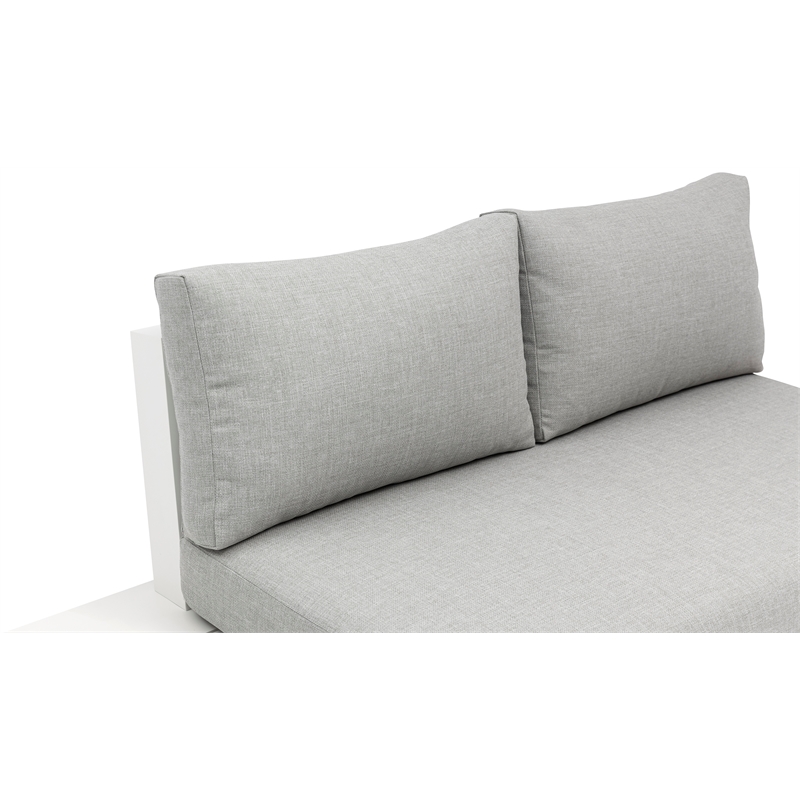 Meridian Furniture Maldives Grey Water Resisting Outdoor Modular Sectional