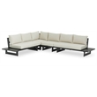 Meridian Furniture Maldives Cream Water Resisting Outdoor Modular Sectional