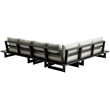 Meridian Furniture Maldives Cream Water Resisting Outdoor Modular Sectional