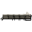 Meridian Furniture Maldives Cream Water Resisting Outdoor Modular Sectional