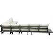 Meridian Furniture Maldives Cream Water Resisting Outdoor Modular Sectional