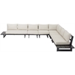Meridian Furniture Maldives Cream Water Resisting Outdoor Modular Sectional
