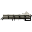 Meridian Furniture Maldives Cream Water Resisting Outdoor Modular Sectional