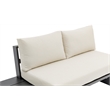 Meridian Furniture Maldives Cream Water Resisting Outdoor Modular Sectional