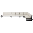 Meridian Furniture Maldives Cream Water Resisting Outdoor Modular Sectional