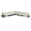 Meridian Furniture Maldives Cream Water Resisting Outdoor Modular Sectional