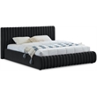 Meridian Furniture Nico Black Velvet King Bed