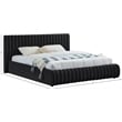 Meridian Furniture Nico Black Velvet King Bed