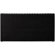 Meridian Furniture Nico Black Velvet Queen Bed